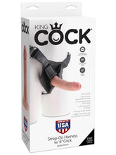 King Cock Strap-On Harness with Realistic Cock Flesh