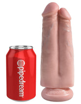 King Cock Two Cocks One Hole Brown
