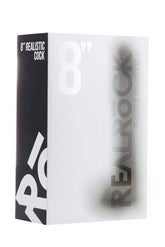 Real Rock 8" Realistic Cock With Scrotum