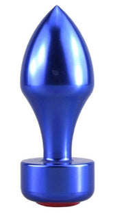 Aluminium Butt Plug with Red Diamonte