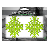 Enchanting Glow-in-the-Dark Crystal Pasties - Redefine Sensual Elegance