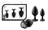 Luxe Bling Plugs Training Kit with White Gems