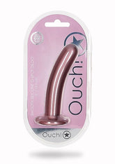 OUCH! Smooth Silicone G-Spot Dildo - 6'' / 14.5 cm