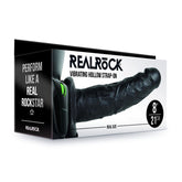 REALROCK Vibrating Hollow Strap-On - Unforgettable Pleasure