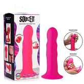 XR Brands Squeeze-It Wavy Dildo - Bendable Delight for Intimate Enjoyment