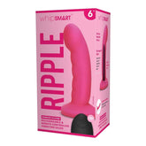 WhipSmart 6" Rechargeable Ripple Vibrating Dildo - Discreet Pleasure