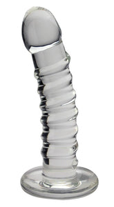 Spartacus Enterprises Blown Basic Spiral Curve Dildo - Elevate Your Intimate Moments