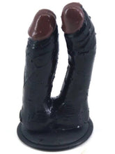 Double Dildo With Suction Cap