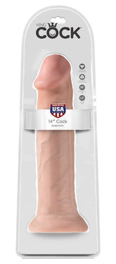 King Cock 14 Inch Suction Cup Realistic Dong