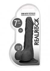 Realrock Skin Dong with Testicles 7 inch