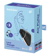 Satisfyer Love Triangle App Controlled Air Pulse Clitoral Massager