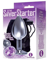 Icon Brands' Sparkling Silver Delight - Jeweled Pleasure Plug