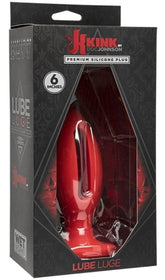 Kink Wet Works Lube Luge Premium Silicone Butt Plug 6 Inch