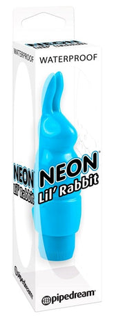 Pipedream Neon Lil Rabbit Waterproof Massager