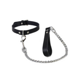 Slave Bondage Collar with Lead