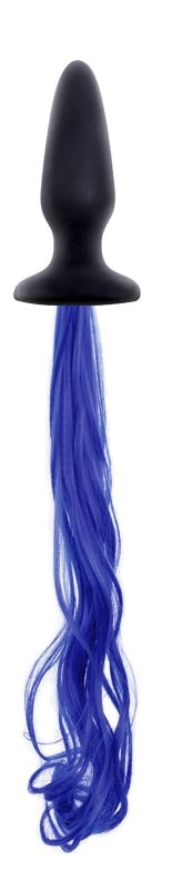 NS Novelties Magical Unicorn Tail Plug - Silky Silicone Tapered Design
