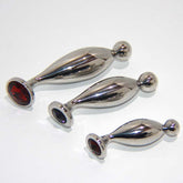 Seal & Ball Steel Sex Probe Prostate Massager Small