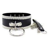 Sexy Lace Slave Collar With O-Ring