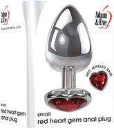 Luxurious Red Heart Gem Anal Pleasure - Explore Tempting Backdoor Delights