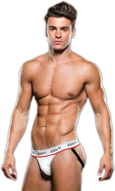 Envy Logo Elastic LowRise Mesh Jock E036