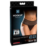 Pipedream HOOKUP Womens Crotchless Love Garter