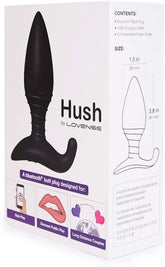 Lovense Hush Bluetooth Compatible Vibrating Anal Plug
