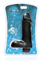 SI Ignite Vibrating Cock with Balls Black