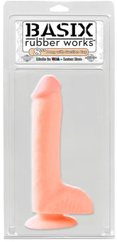 Pipedream Basix 8 Inch Suction Cup Realistic Dong Flesh
