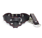 Batman Fetish Collar with Lead