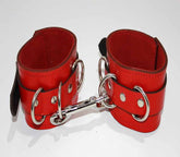 Luxurious Leather Ankle Restraints - Customizable Comfort
