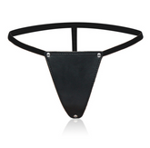 G-String Faux Leather Bikini Panty