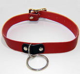 Kitty Red Collar with O Ring Light
