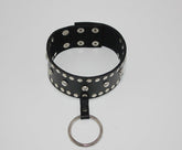 Mistress Leather Collar Studded
