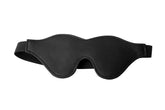 Strict Black Fleece Lined Blindfold Black