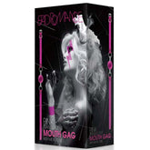 Bad Romance Pink Translucent Mouth Gag with Metal Tube