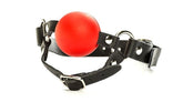 BDSM Ball Gag with Chin Strap Thin