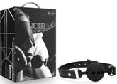 Breathable Silicone Gag Black
