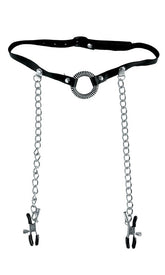 Fetish Fantasy Limited Edition O Ring Gag and Nipple Clamps