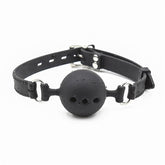 Full Silicone Breathable Ball Gag - Black