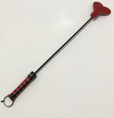 LicksandLashes Leather Crop With Heart Shaped Paddle