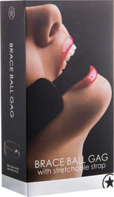 Ouch! Brace Ball Gag Black