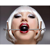 Silicone Ball Gag Stainless Steel Harness