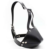 Thin Bondage Face Harness & Ball Gag