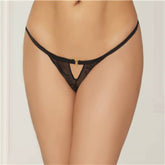Seven Til Midnight Lace Heart Open Crotch Women Panty 3X/4X