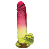 Icon Brands Shades 8 Inch Jelly TPR Realistic Dong