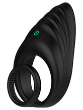 Nexus ENHANCE Vibrating Cock and Ball Ring Black