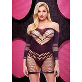 Lapdance Lingerie Bling Bling Sexy Halter Dress Purple