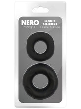 Playful Nero Liquid Silicone 2 Pack Cock Rings