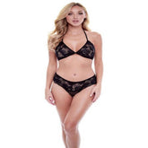 Baci 2 Piece Eco Bra and Panty Set Black