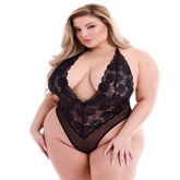 Baci Sexy Eco Lace Womens Teddy Black